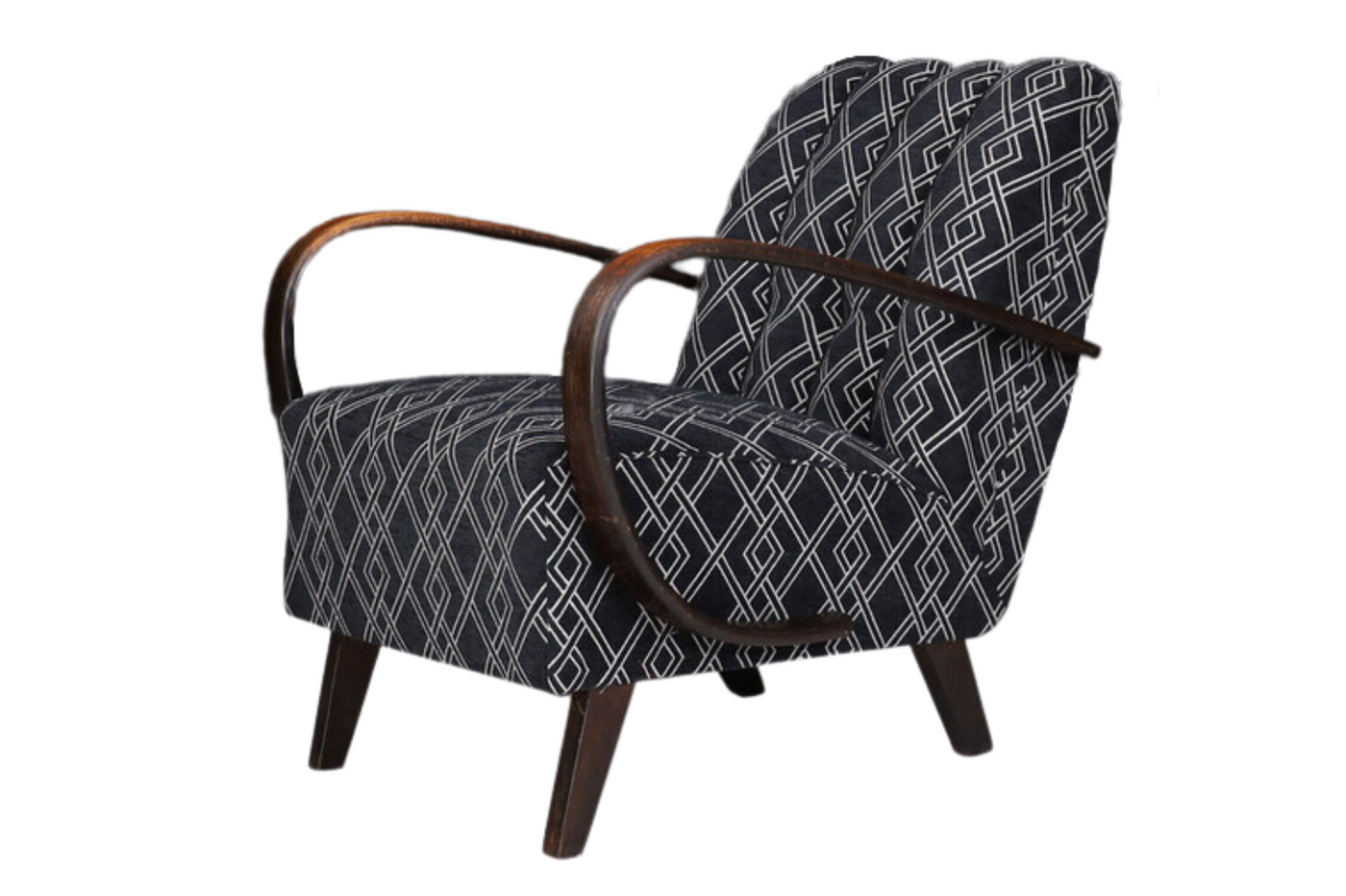 1940s Jindrich Halabala bentwood armchair
