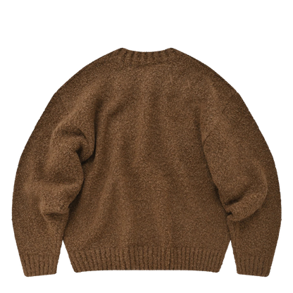 FrizmWORKS : Alpaca Boucle Knit in Brown