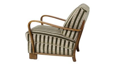 Pair of late 1940s Paolo Buffa armchairs w/footrest