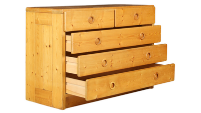 1960s Charlotte Perriand pinewood chest of drawers, Les Arcs