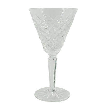 Waterford Crystal : Set 6 "Tyrone" crystal wine stemware