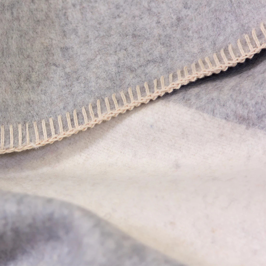 Blacksaw : The Siempre Blanket in Light Heather