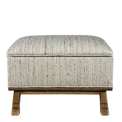 1930s Danish : upholstered 24" benches with storage