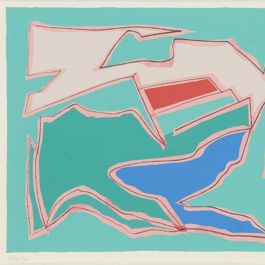 1960 Richard Mortensen : silkscreen in colors, 