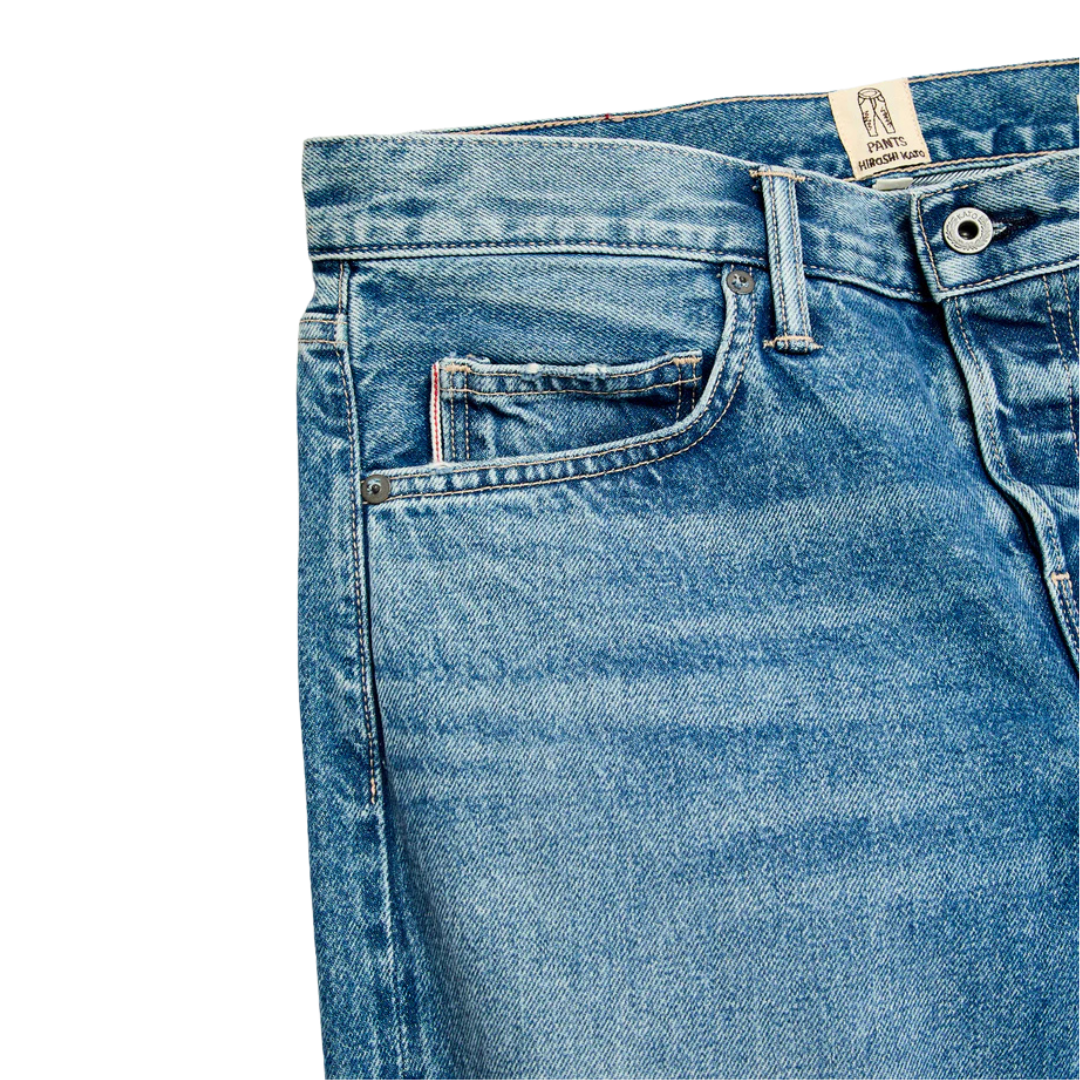 Hiroshi Kato : The Pen Slim Natural Slub Indigo 12.5oz Selvedge