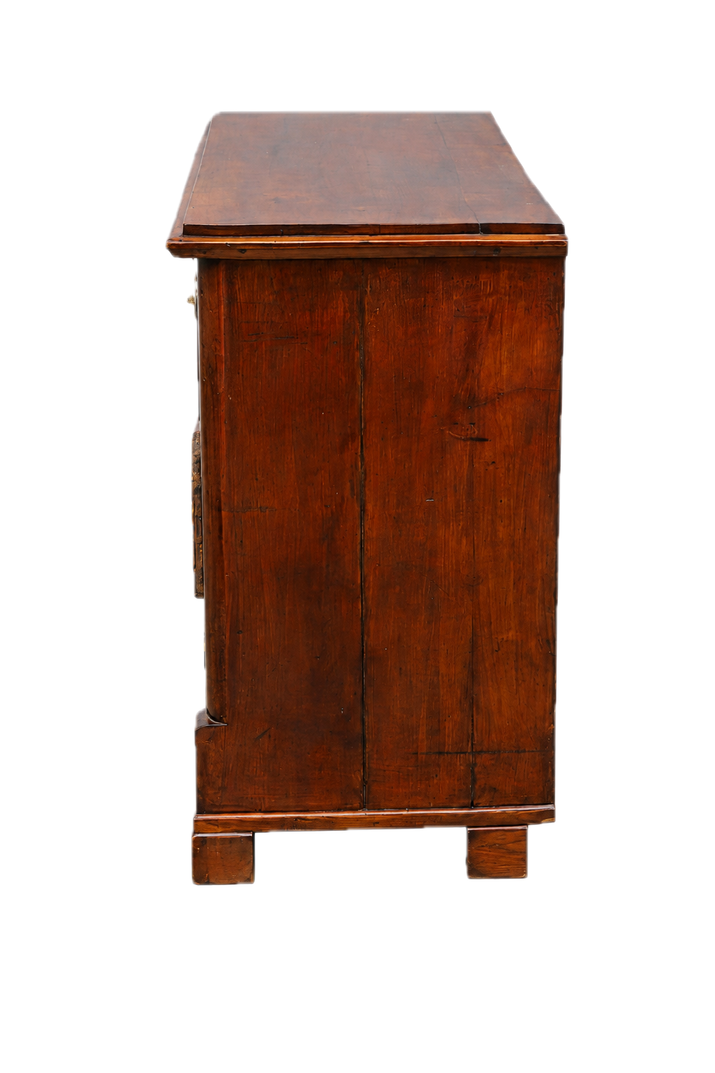 1815 Swedish : late Gustavian chest of drawers w/intarsia and brass