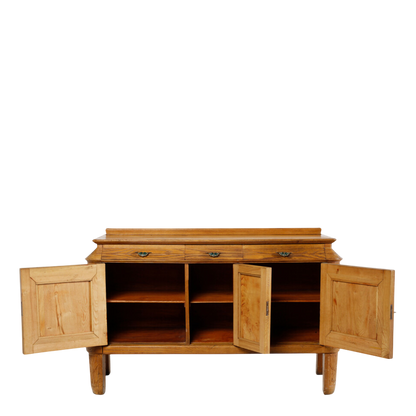 c1940 Italian : oakwood cabinet with carved 'marine' motifs