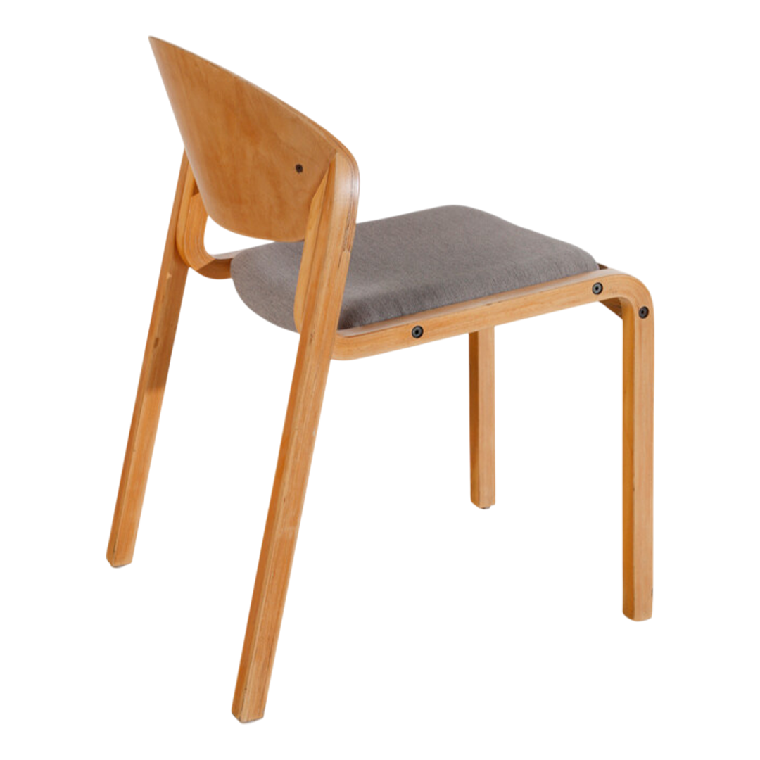 Post Modern French : set eight Post Modern bentwood dining chairs