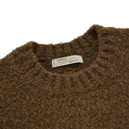 FrizmWORKS : Alpaca Boucle Knit in Brown