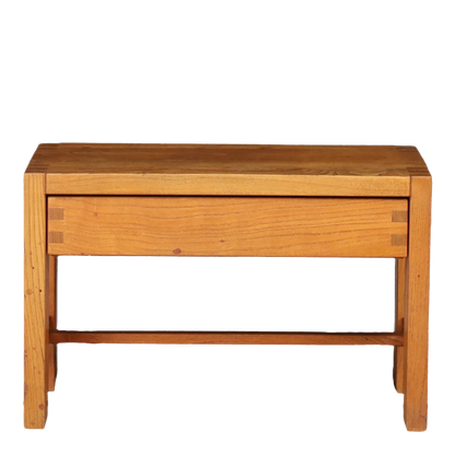 1960s Pierre Chapo : small one-drawer side table, France