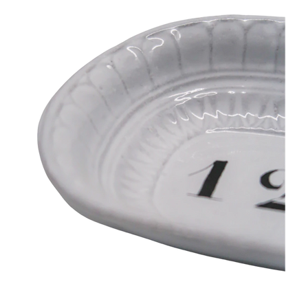 John Derian : Numbers Platter for Astier de Villatte