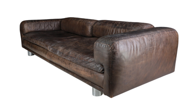 1970s Howard Keith leather "Diplomat" sofa, UK