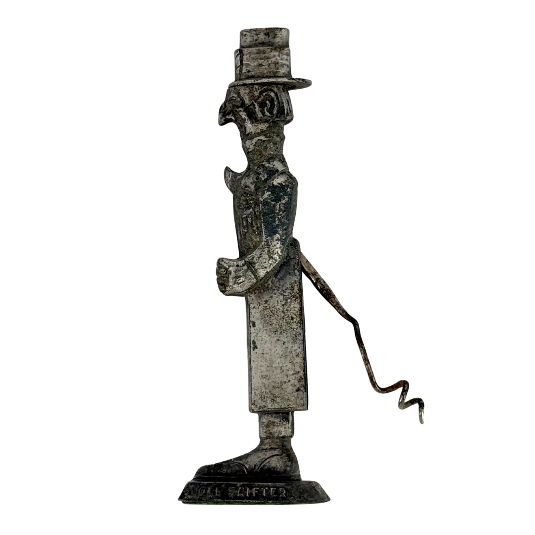 1940s American : die cast allow novelty corkscrew, Demley Co.