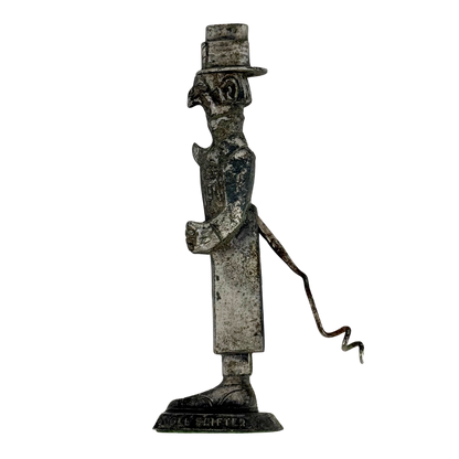 1940s American : die cast allow novelty corkscrew, Demley Co.