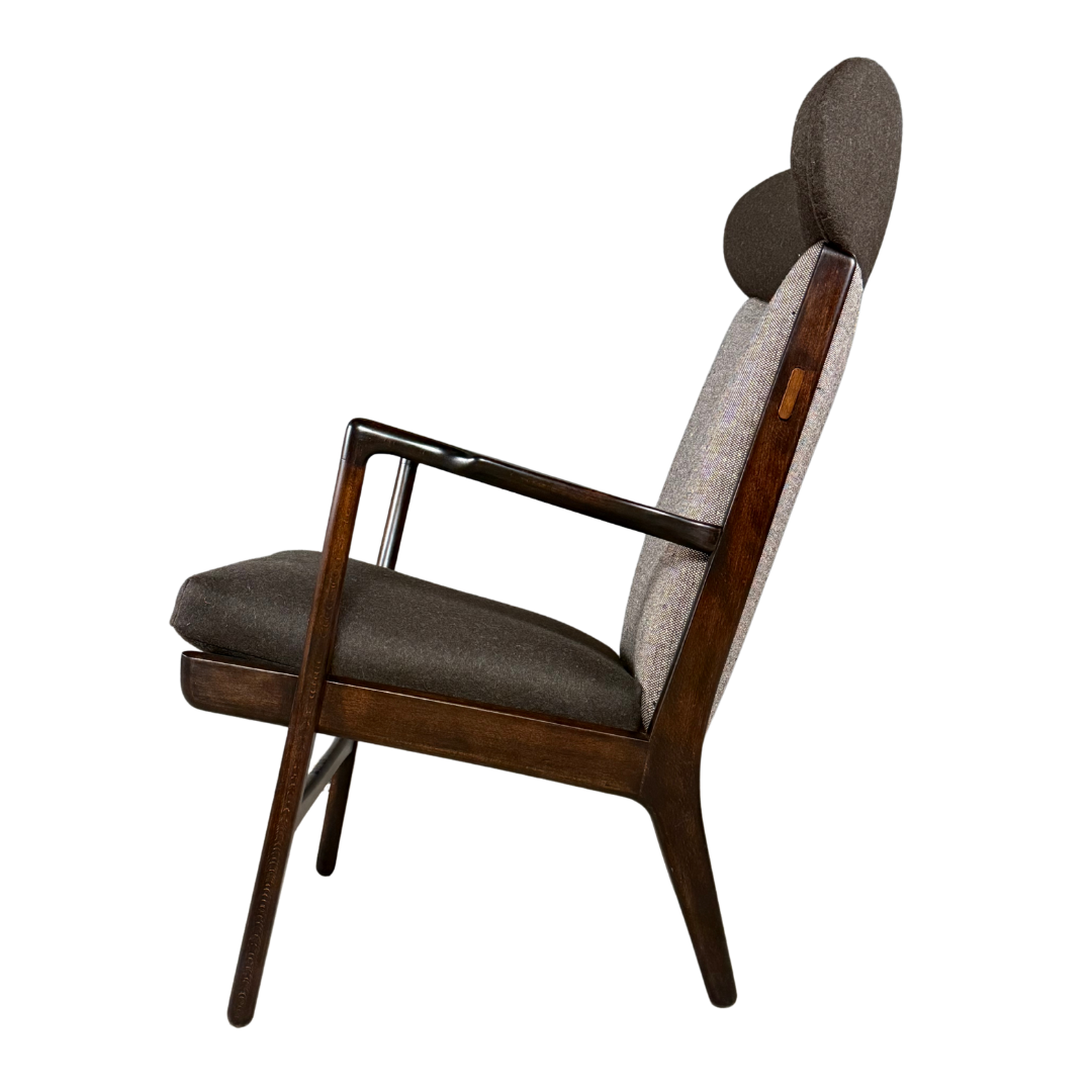 1953 Hans J Wegner : Model AP15 high-back easy chair, Denmark