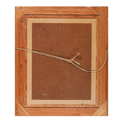 Early 20thc Danish : portrait of a young artist at his easel