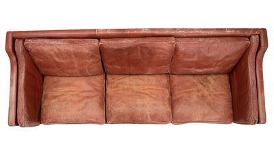 Børge Mogensen Model 2212 3-seat leather sofa