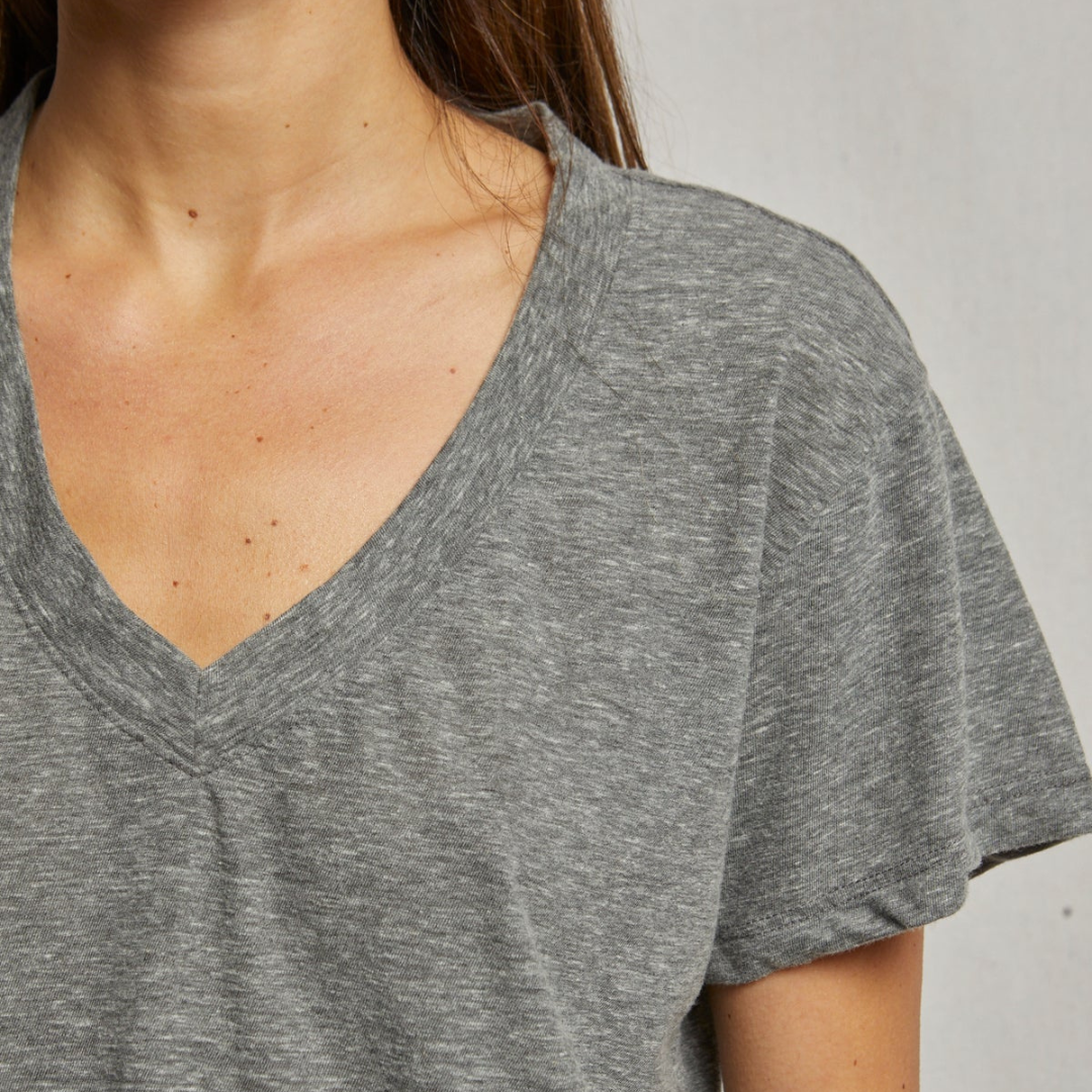 perfectwhitetee : Hendrix Boxy V-Neck Tee