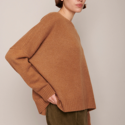 Organic by John Patrick : Wide Pullover in Cashmere