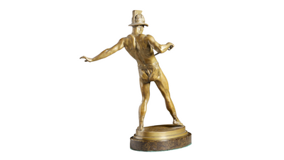 Richard Abraham 1920s bronze, gladiator