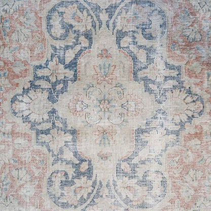 1960s Persian Kerman : 9'10 x 13'2  overdyed rug