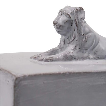 Astier de Villatte : Lion Butter Dish