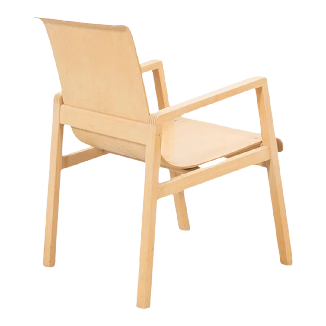 Alvar Aalto model 403 : lacquered birch "Hallway" chair, Finland