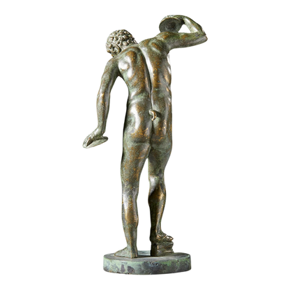 1920s Italian : 12" bronze of a dancing Satyr