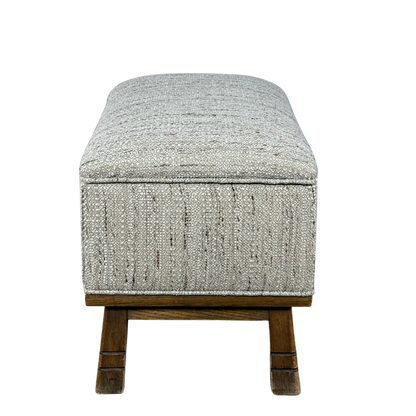 1930s Danish : upholstered 24" benches with storage