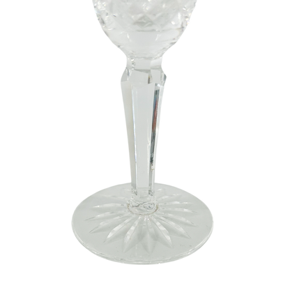 Waterford Crystal : Set 6 "Tyrone" crystal wine stemware