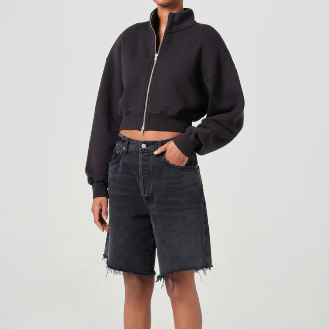 AGOLDE : Asta Zip Sweatshirt