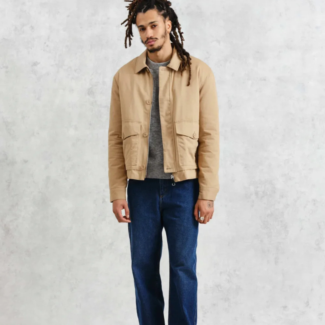 Wax London : Orkney Jacket in Peached Twill