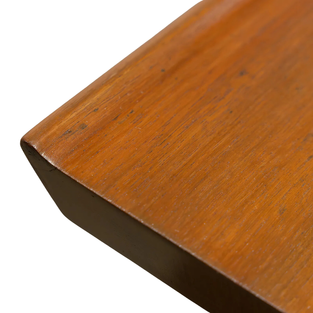 1960s Edward Wormley : long bench, walnut & ashwood, Dunbar
