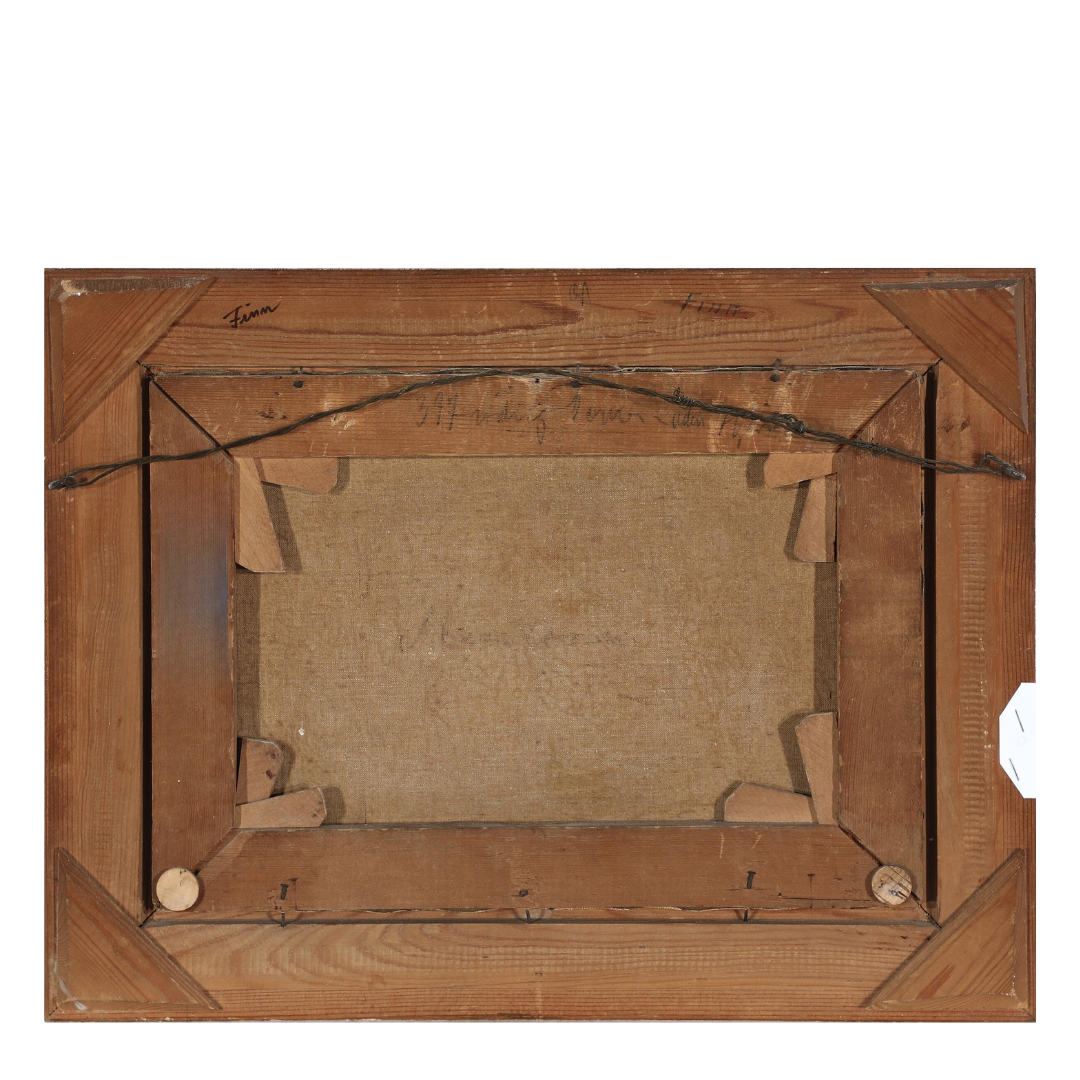 1881 Christian Zacho : treelined French coastal o/c