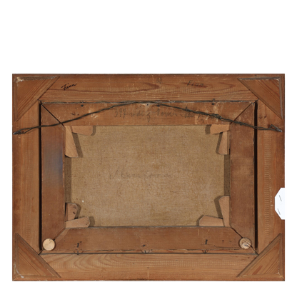 1881 Christian Zacho : treelined French coastal o/c