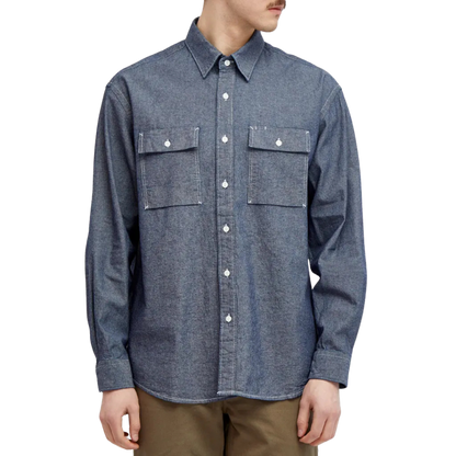 FrizmWORKS : Cigarette Pocket Chambray Shirt