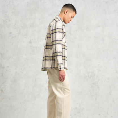 Wax London : Whiting Harp Check Overshirt