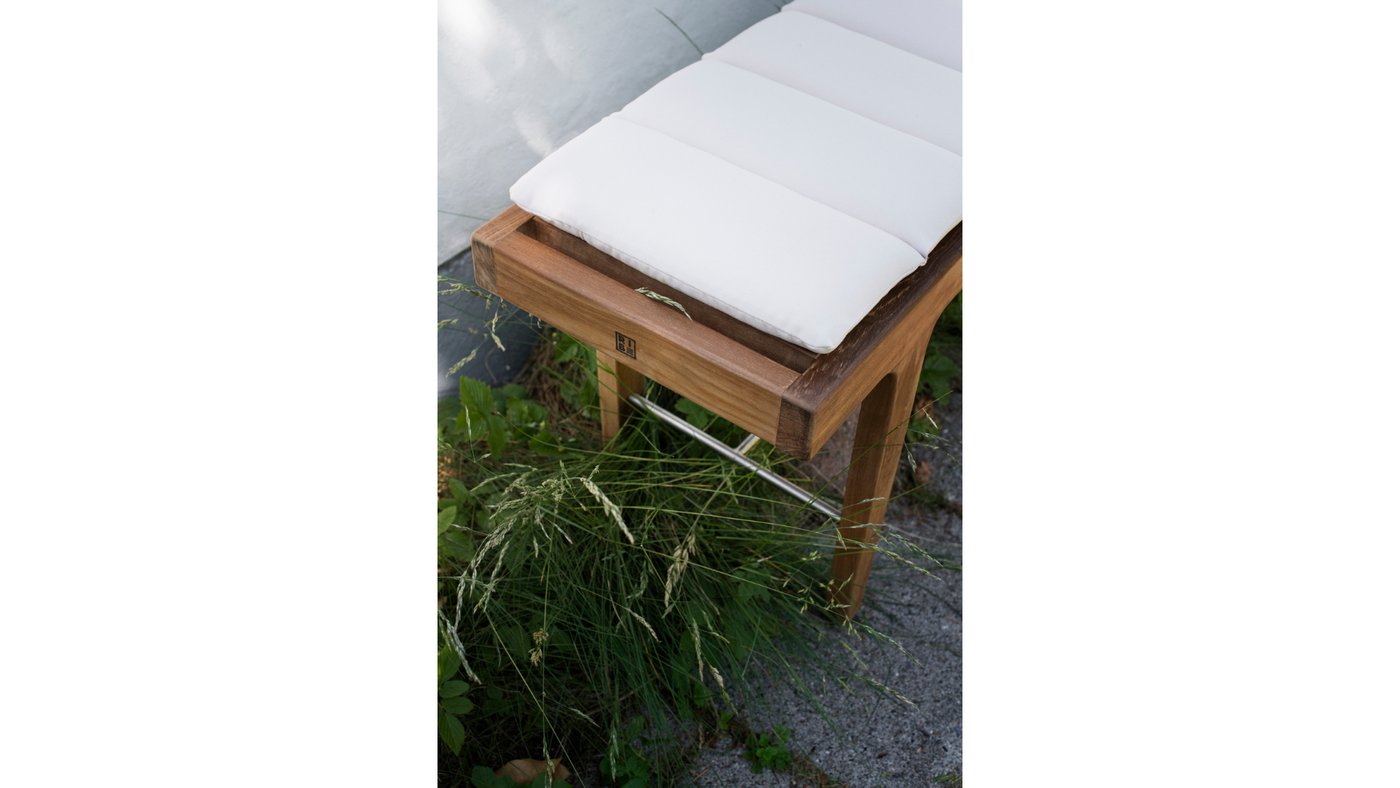 RIB solid teakwood bench by Anker Denmark