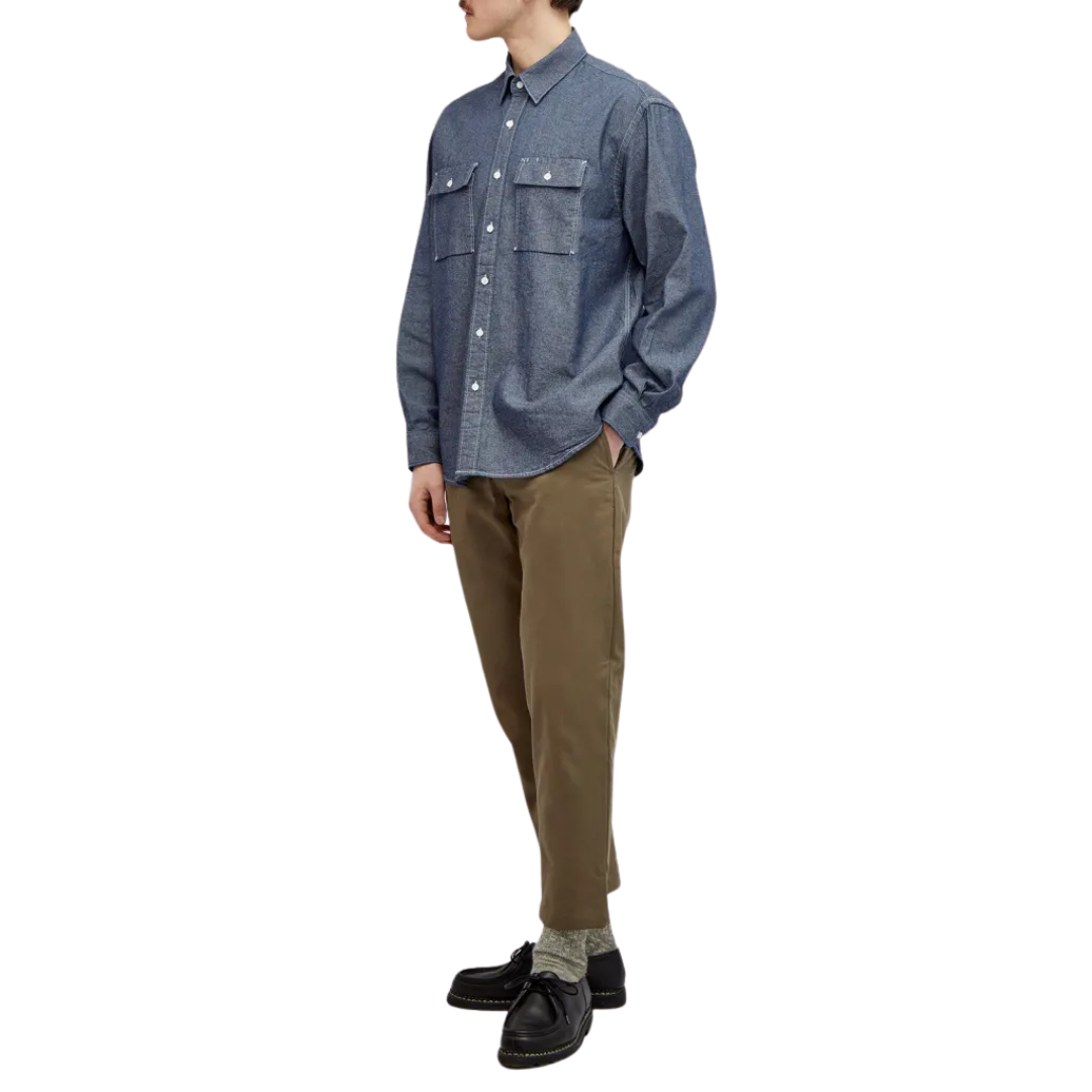 FrizmWORKS : Cigarette Pocket Chambray Shirt