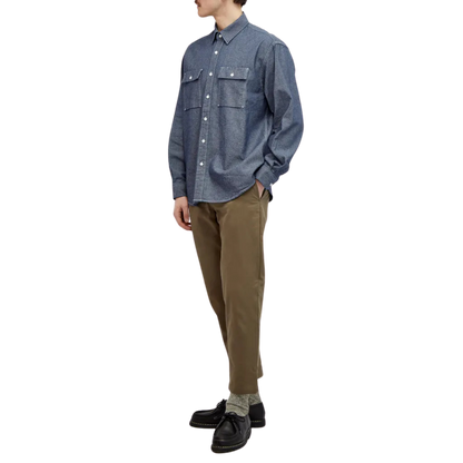 FrizmWORKS : Cigarette Pocket Chambray Shirt