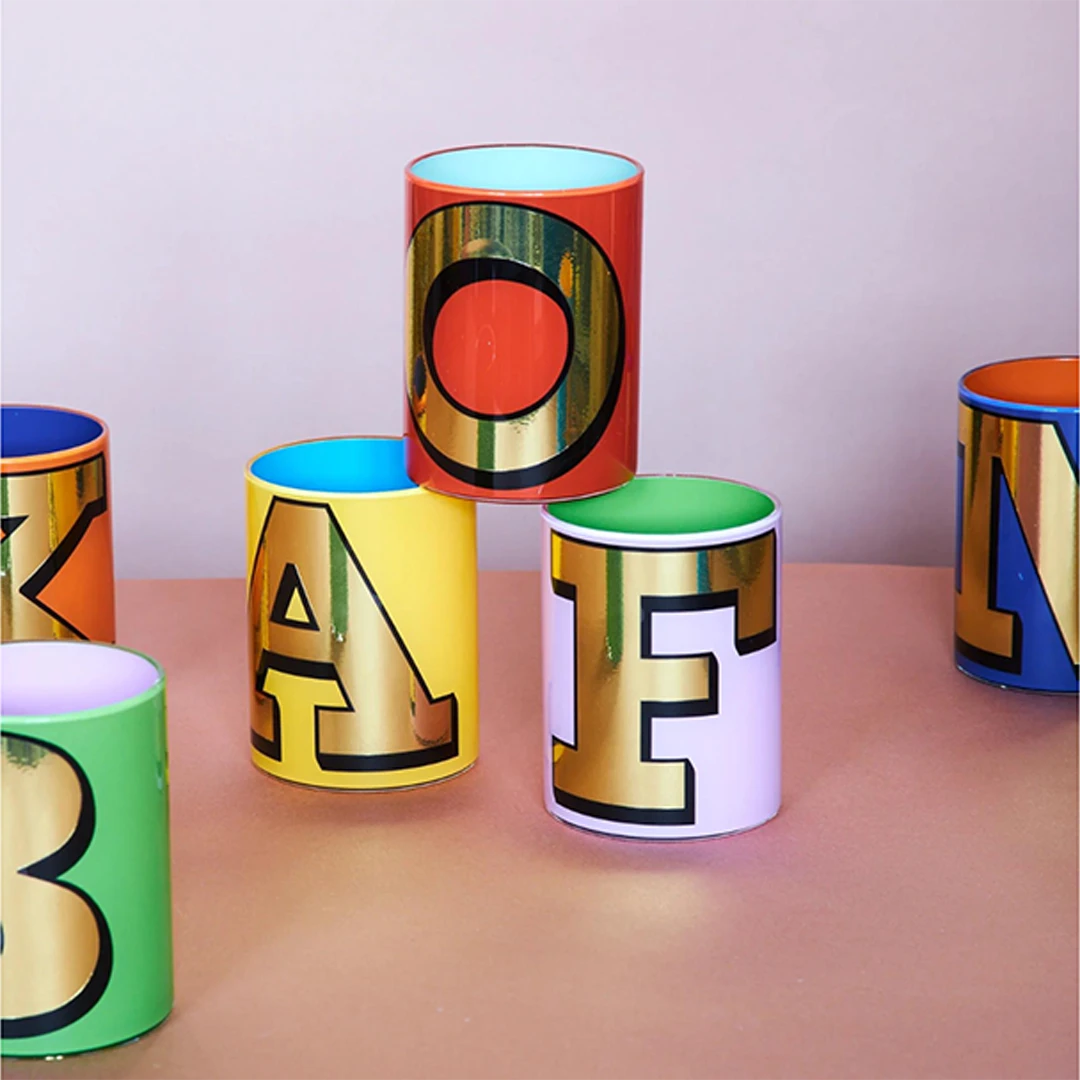 Bridie Hall : Alphabet Brush Pot