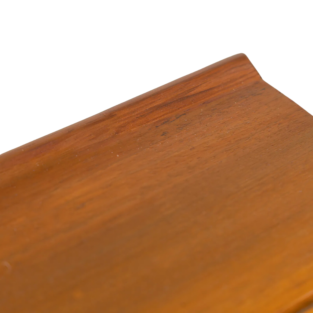 1960s Edward Wormley : long bench, walnut & ashwood, Dunbar