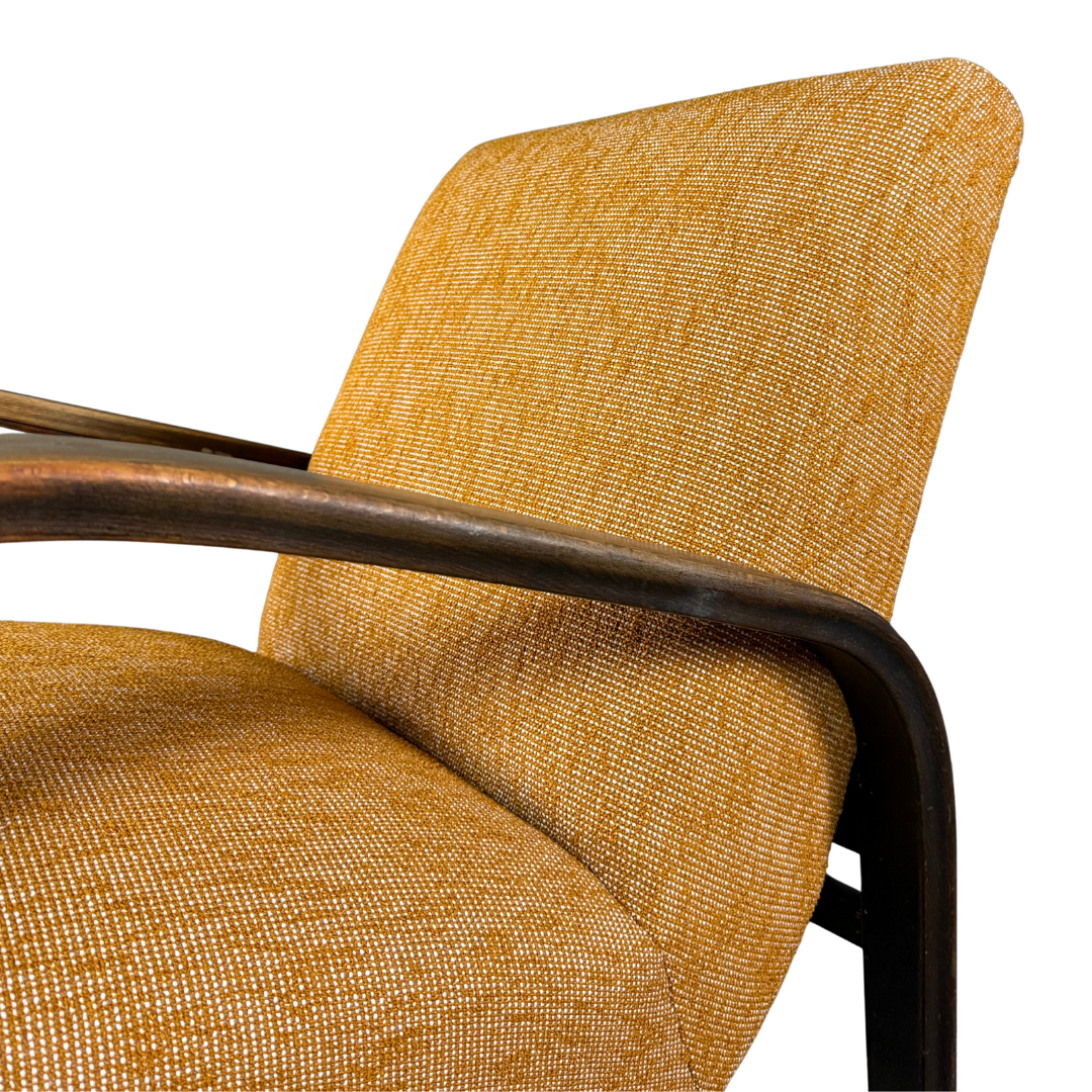 1950s Koželka and Kropácek : bent beechwood armchair