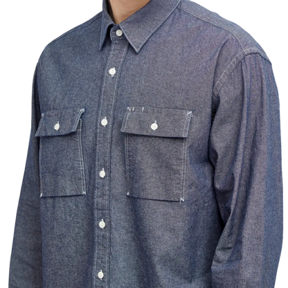 FrizmWORKS : Cigarette Pocket Chambray Shirt