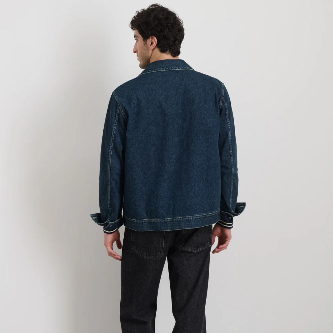 Alex Mill : Zip Work Jacket Lightweight Japanese Denim