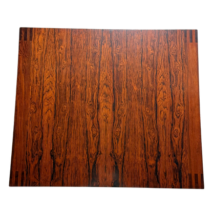 1960s Leif Jacobsen : pair square rosewood side tables, Toronto