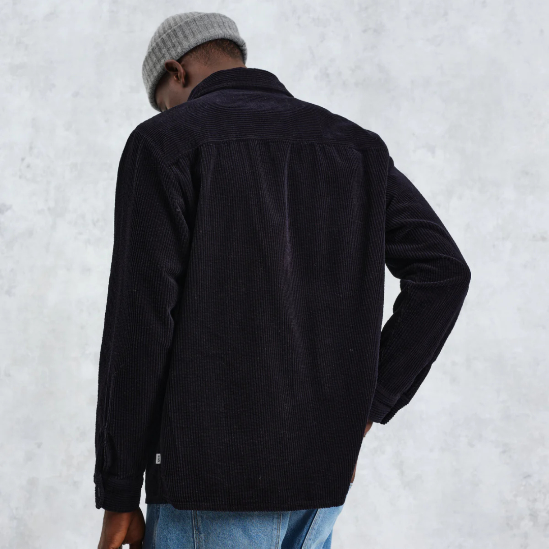 Wax London : Whiting Overshirt in Jumbo Cord