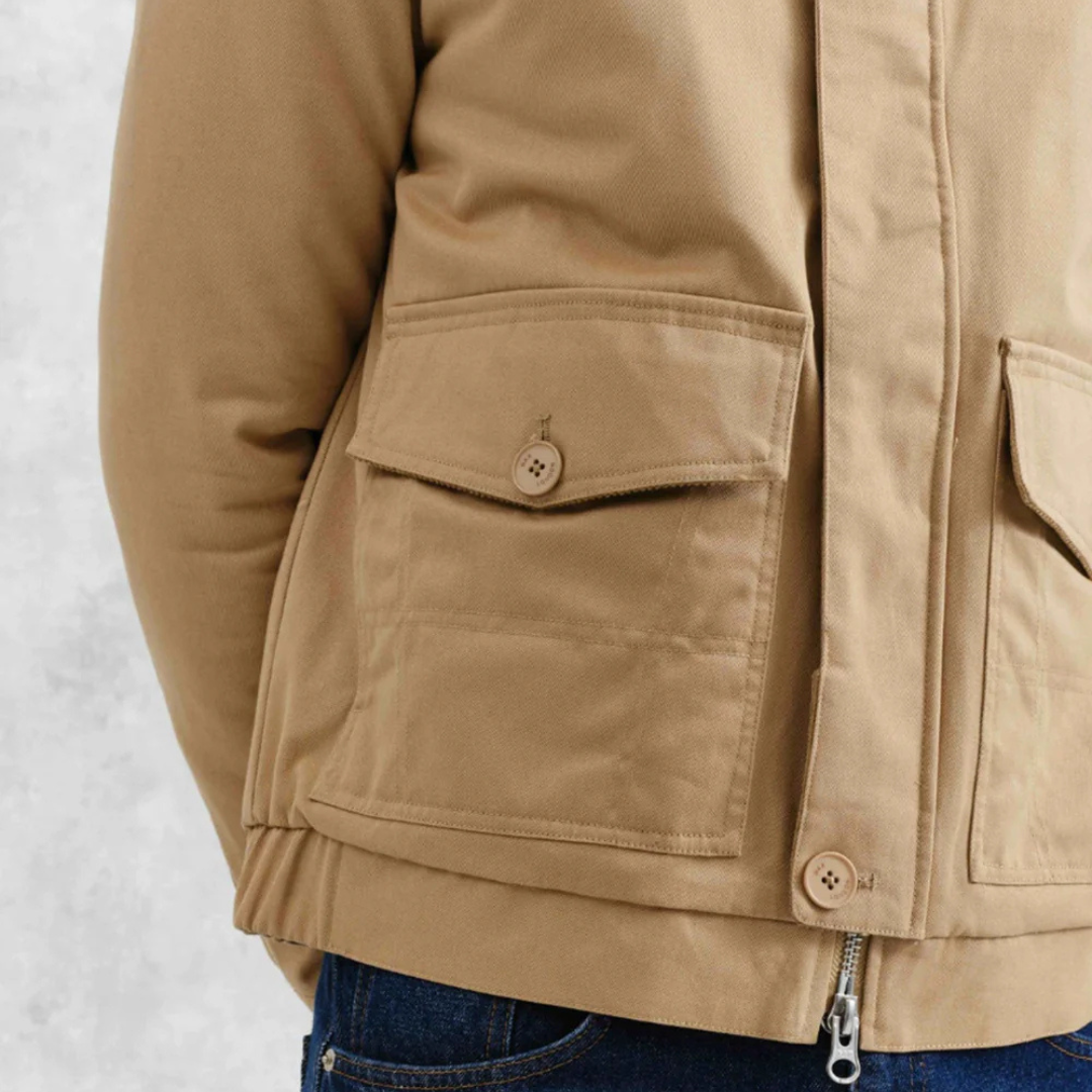 Wax London : Orkney Jacket in Peached Twill