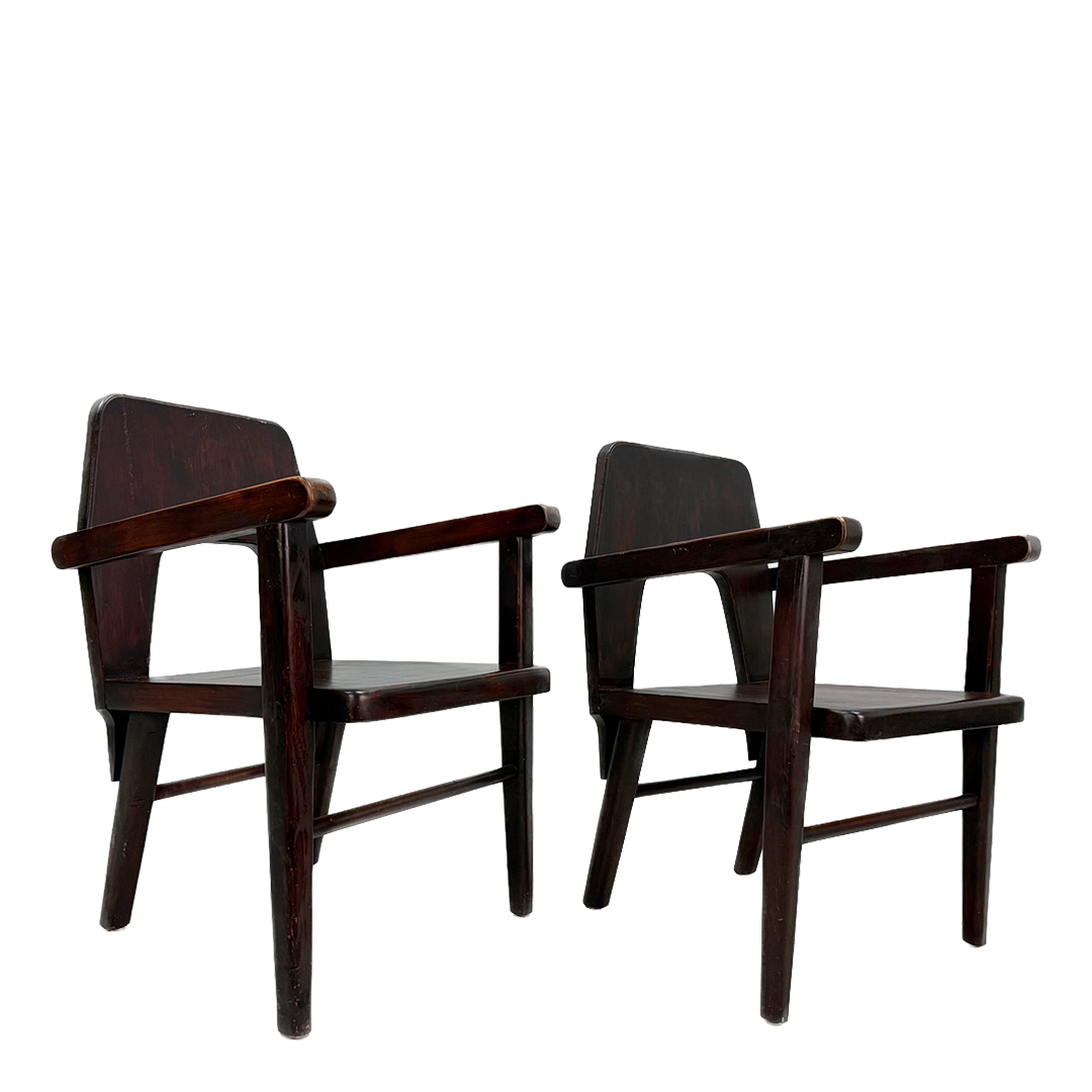 1970s Stig Sandkvist : solid pinewood mountain resort chair, Sweden