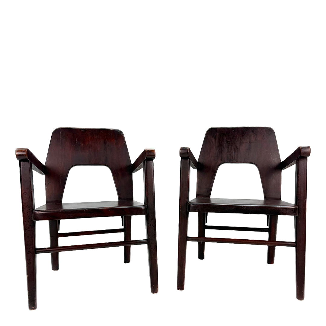 1970s Stig Sandkvist : solid pinewood mountain resort chair, Sweden